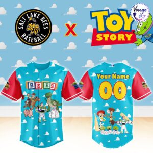 Salt Lake Bees x Toy Story Night Custom Baseball Jersey 2