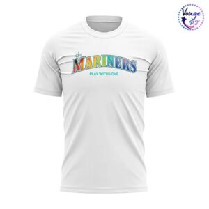 Seattle Mariners Pride Shirt Loud and Proud Rainbow T Shirt 2
