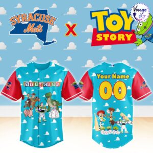 Syracuse Mets x Toy Story Night Custom Baseball Jersey 2
