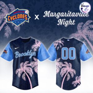 Brooklyn Cyclones x Margaritaville Night Custom Baseball Jersey 2