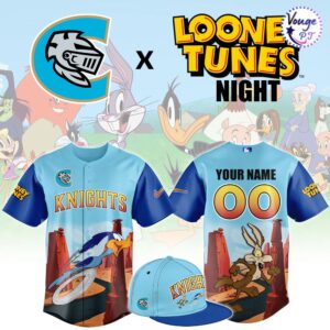 Charlotte Knights x Looney Tunes Night 2026 Custom Baseball Jersey