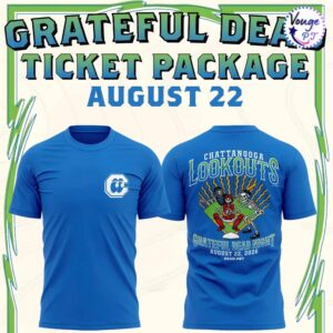 Chattanooga Lookouts x Grateful Dead Night 2026 T Shirt 3