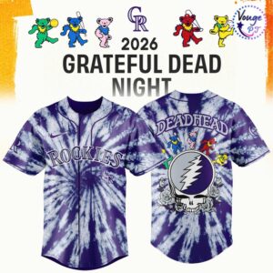 Colorado Rockies x Grateful Dead Night 2026 Baseball Jersey