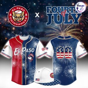 El Paso Chihuahuas 4th Of July Independence Day Baseball Jersey