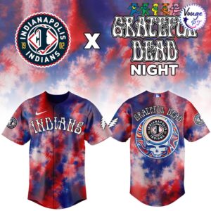 Grateful Dead Night x Indianapolis Indians 2026 Baseball Jersey 2