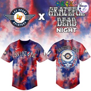 Grateful Dead Night x Las Vegas Aviators 2026 Baseball Jersey 2