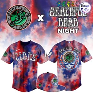 Grateful Dead Night x Norfolk Tides 2026 Baseball Jersey