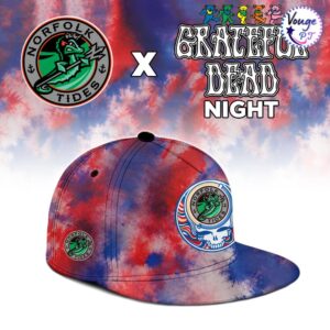 Grateful Dead Night x Norfolk Tides 2026 Baseball Jersey 3