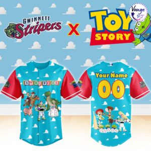 Gwinnett Stripers x Toy Story Night Special Edition Custom Jersey 2