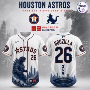 Houston Astros x Godzilla Minus Zero Night 2026 Baseball Jersey 2