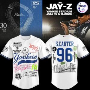 Jay-Z x New York Yankees 2026 Concert Baseball Jersey