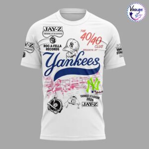 Jay Z x New York Yankees 2026 Concert T Shirt 2
