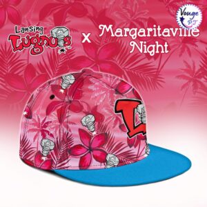 Lansing Lugnuts Margaritaville Night 2026 Custom Baseball Jersey 3 1