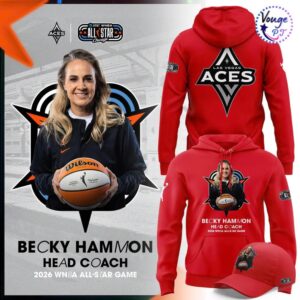 Las Vegas Aces Becky Hammon 2026 WNBA All Star Coach Hoodie 2