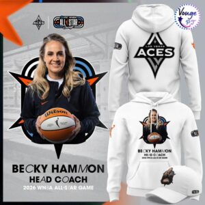 Las Vegas Aces Becky Hammon 2026 WNBA All Star Coach Hoodie 3