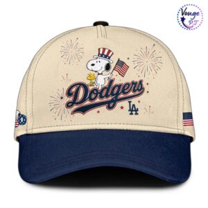 Los Angeles Dodgers x Peanuts Snoopy USA 250th Anniversary Baseball Jersey 2