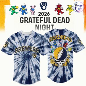 Milwaukee Brewers x Grateful Dead Night 2026 Baseball Jersey