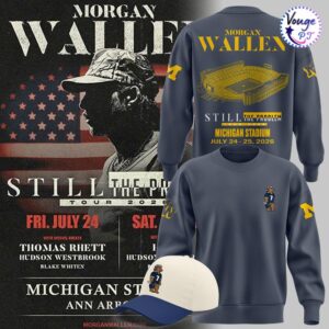 Morgan Wallen x Michigan Wolverines Football Still The Problem Tour Sweatshirt