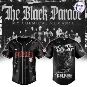 My Chemical Romance x San Diego Padres The Black Parade Baseball Jersey