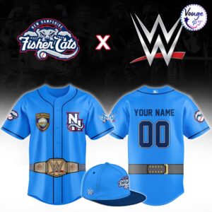 New Hampshire Fisher Cats WWE Night 2026 Custom Baseball Jersey
