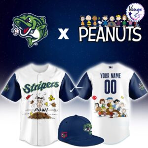 Peanuts Night x Gwinnett Stripers 2026 Custom Baseball Jersey