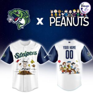 Peanuts Night x Gwinnett Stripers 2026 Custom Baseball Jersey 2