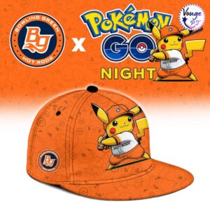 Pokemon GO Bowling Green Hot Rods Baseball Jersey 3