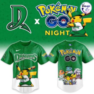 Pokemon GO Dayton Dragons Baseball Jersey 2