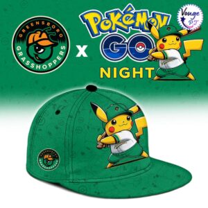 Pokemon GO Greensboro Grasshoppers Baseball Jersey 3