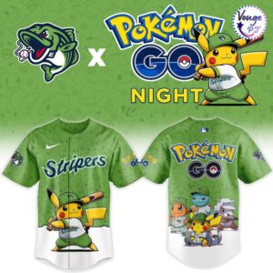 Pokemon GO Gwinnett Stripers Baseball Jersey 2