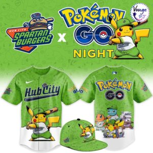 Pokemon GO Hub City Spartanburgers Baseball Jersey