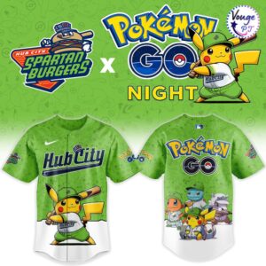 Pokemon GO Hub City Spartanburgers Baseball Jersey 2