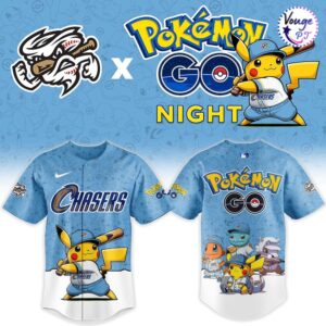 Pokemon GO Omaha Storm Chasers Baseball Jersey 2