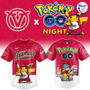Pokemon GO Visalia Rawhide Baseball Jersey 2