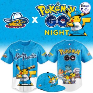 Pokemon GO x Amarillo Sod Poodles Baseball Jersey