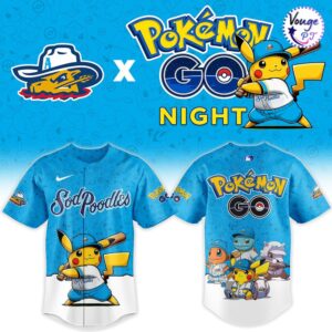 Pokmon GO x Amarillo Sod Poodles Baseball Jersey 2 1