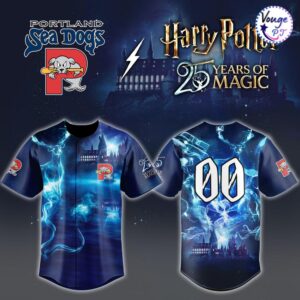 Portland Sea Dogs x Harry Potter Night Custom Baseball Jersey 2