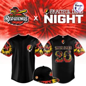 Rochester Red Wings Grateful Dead Night 2026 Baseball Jersey