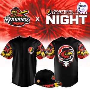 Rochester Red Wings Grateful Dead Night 2026 Baseball Jersey 2