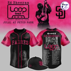 San Diego Padres x Ed Sheeran Loop Tour 2026 Baseball Jersey