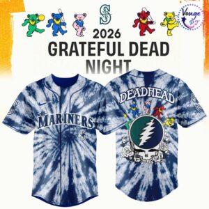 Seattle Mariners x Grateful Dead Night 2026 Baseball Jersey