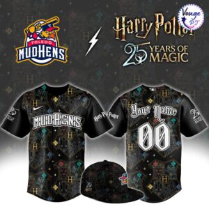 Toledo Mud Hens x Harry Potter Custom Baseball Jersey