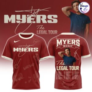 Ty Myers Legal Tour 2026 T Shirt Wild West Country Music Fan Tee Shirt 1